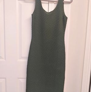 Olive green dress
